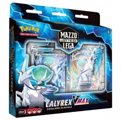 Pokémon Mazzo Lotte Di Lega Calyrex V Max Carte Gioco Glaciale/Spettrale Random