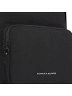 TOMMY HILFIGER Men's Black Backpack with Laptop Compartment